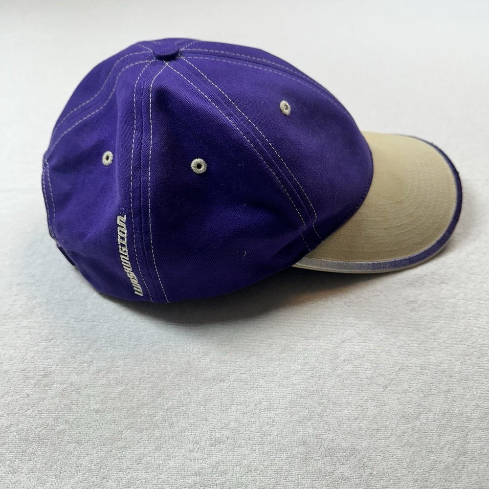 Vintage Nike Washington Huskies Hat Purple Gold Flex Fit Y2K NCAA Cap One Size - Picture 2 of 7